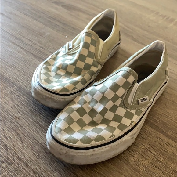 checkered vans poshmark